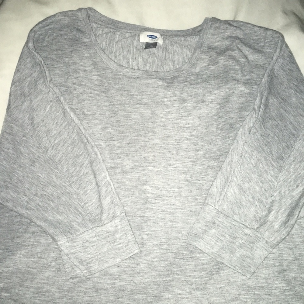 Bat sleeve slouchy top